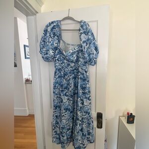 Abercrombie & Fitch Blue Floral Dress